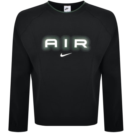 国内発・正規品★NIKE ナイキ★MEN'S SPARKLE LOGO SWEATSHIRT Nike Streetwear Club Fleece Crew Bolt Men's Sweatshirt Black